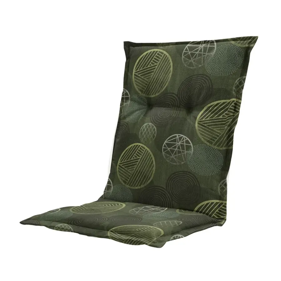 Madison - Tuinkussen Circle green - Ca. 105x50 cm - Set van 4