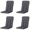 Tuinstoelkussens-Madison - Tuinkussen Exelsior Panama grey - Ca. 110x48 cm - Set van 4