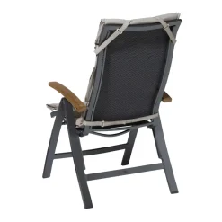 Tuinstoelkussens-Madison - Tuinkussen Fiber Deluxe Panama linnen - Ca. 125x50 cm - Set van 4