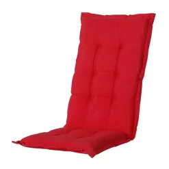 Madison - Tuinstoelkussen Hoge Rug Panama red - Ca. 123x50 cm - Set van 4