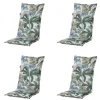 Madison - Tuinstoelkussen Hoge Rug Bliss blue - Ca. 123x50 cm - Set van 4