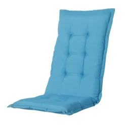 Tuinstoelkussens-Madison - Tuinstoelkussen Lage Rug Panama aqua - Ca. 105x50 cm - Set van 4