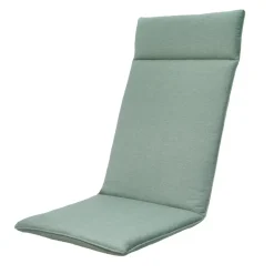 Tuinstoelkussens-Madison - Tuinstoelkussen Hoge Rug Napels kaki - Ca. 120x50 cm - Set van 4