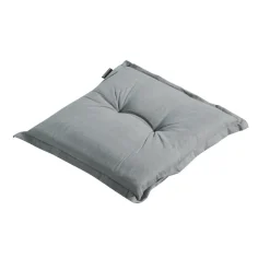 Tuinstoelkussens-Madison - Zitkussen Basic grey - Ca. 50x50 cm - Set van 4