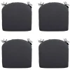 Tuinstoelkussens-Madison - Zitkussen Basic black - Ca. 46x48 cm - Set van 4
