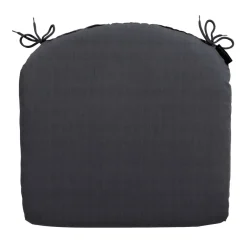 Tuinstoelkussens-Madison - Zitkussen Basic black - Ca. 46x48 cm - Set van 4