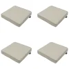 Madison - Zitkussen Beige canvas eco+ - Ca. 40x40 cm - Set van 4