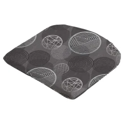Tuinstoelkussens-Madison - Zitkussen Circle grey - Ca. 46x48 cm - Set van 4