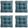 Madison - Zitkussen Florance Panama sea blue - Ca. 47x47 cm - Set van 4