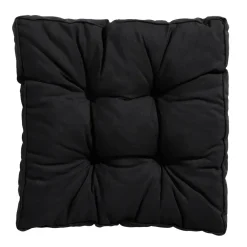 Tuinstoelkussens-Madison - Zitkussen Florance Panama black - Ca. 47x47 cm - Set van 4