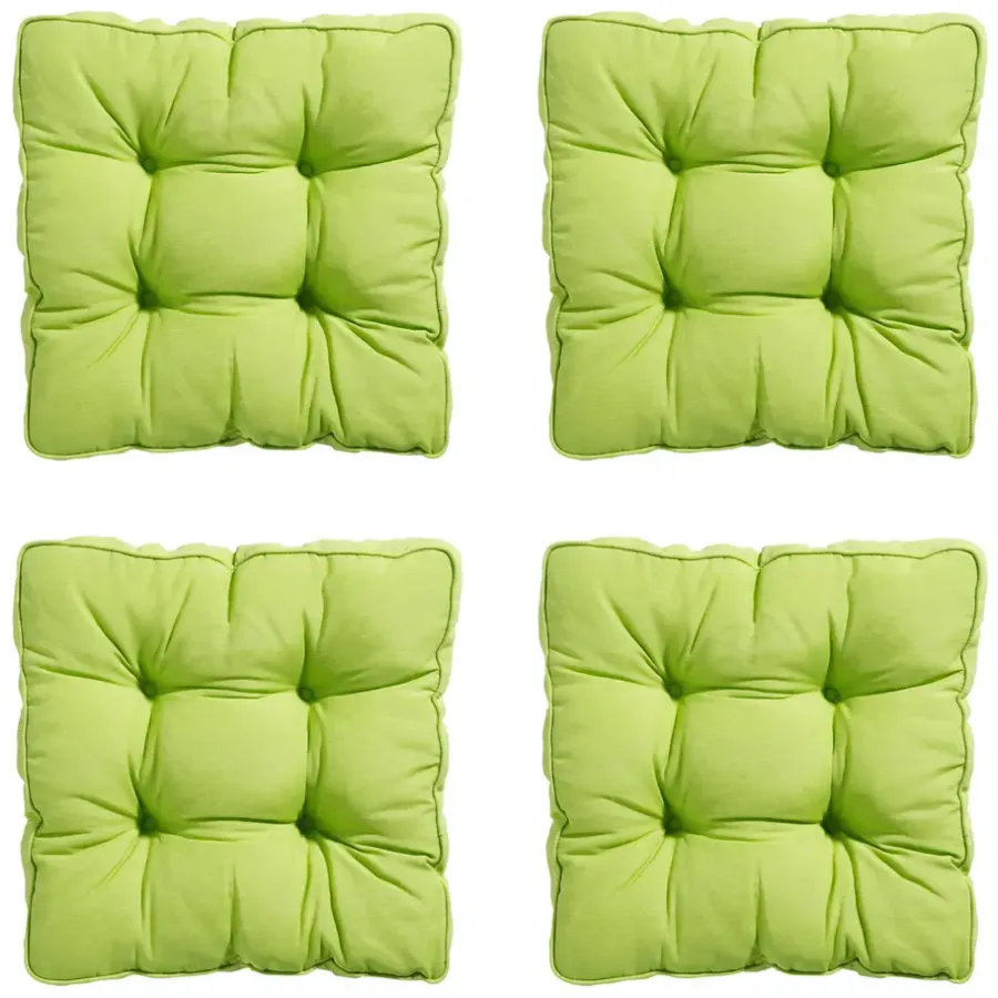 Madison - Zitkussen Florance Panama lime - Ca. 47x47 cm - Set van 4