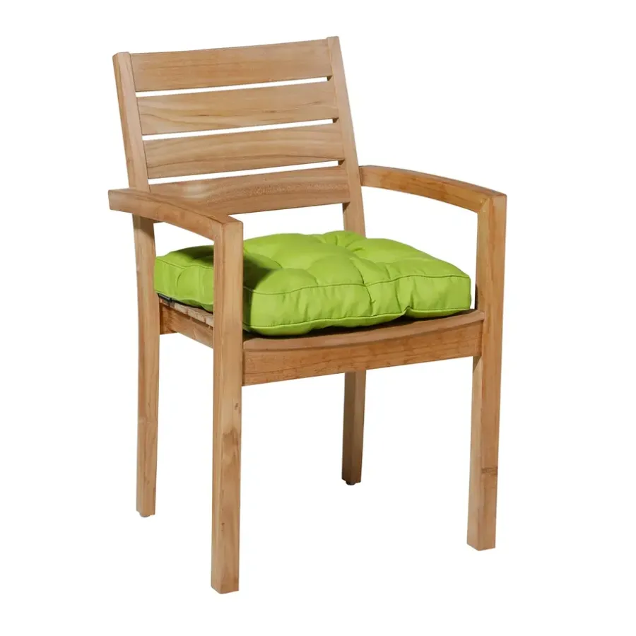 Madison - Zitkussen Florance Panama lime - Ca. 47x47 cm - Set van 4