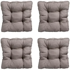 Madison - Zitkussen Florance Basic taupe - Ca. 47x47 cm - Set van 4
