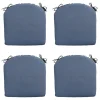 Tuinstoelkussens-Madison - Zitkussen Panama safier blue - Ca. 46x48 cm - Set van 4