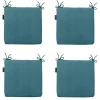 Madison - Zitkussen Panama sea blue - Ca. 40x40 cm - Set van 4