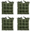 Tuinstoelkussens-Madison - Zitkussen Toscane Panama green - Ca. 46x46 cm - Set van 4