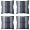 Madison - Zitkussen Victoria grey - Ca. 50x50 cm - Set van 4
