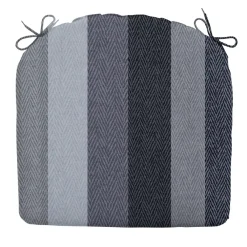 Tuinstoelkussens-Madison - Zitkussen Victoria grey - Ca. 46x48 cm - Set van 4