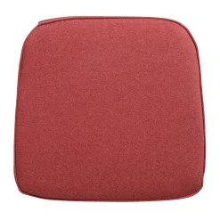 Tuinstoelkussens-Madison - Zitkussen Wicker Manchester red - Ca. 48x48 cm - Set van 4