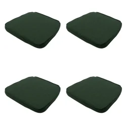 Tuinstoelkussens-Madison - Zitkussen Wicker Green canvas eco+ - Ca. 48x48 cm - Set van 4