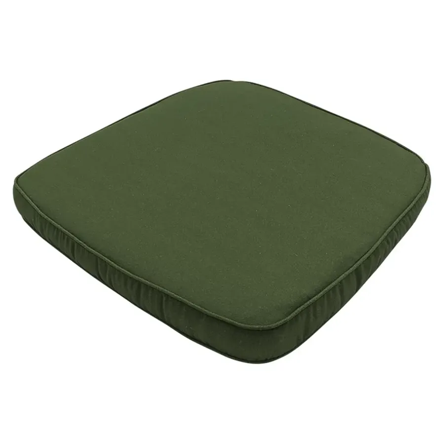 Tuinstoelkussens-Madison - Zitkussen Wicker Panama green - Ca. 48x48 cm - Set van 4