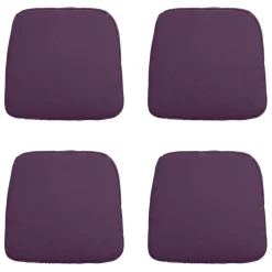 Tuinstoelkussens-Madison - Zitkussen Wicker Panama purple - Ca. 48x48 cm - Set van 4