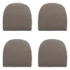 Madison - Zitkussen Wicker York Rib liver - Ca. 48x48 cm - Set van 4
