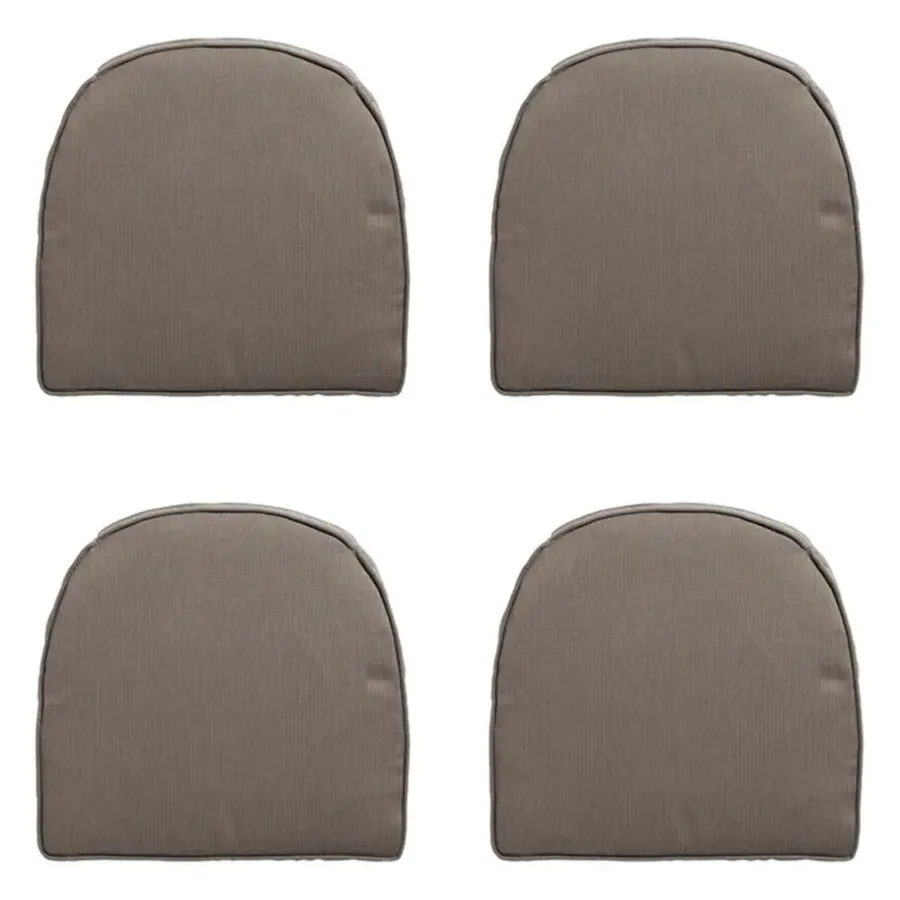 Madison - Zitkussen Wicker York Rib liver - Ca. 48x48 cm - Set van 4