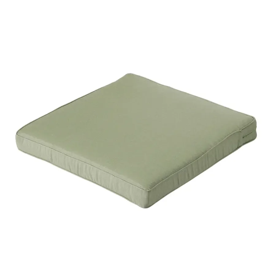 Loungekussens-Madison Lounge luxe Panama sage zitkussen 60x60cm
