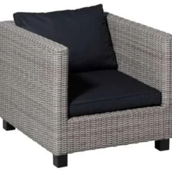 Madison Loungekussen Basic 60 x 60 x 8 cm Zwart