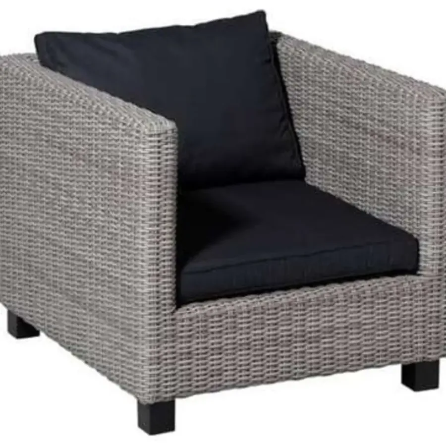 Madison Loungekussen Basic 60 x 60 x 8 cm Zwart