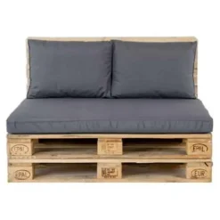 Palletkussens-Madison Palletkussen Lounge Panama Grijs - 120 x 80cm
