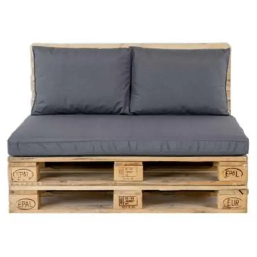 Palletkussens-Madison Palletkussen Lounge Panama Grijs - 120 x 80cm