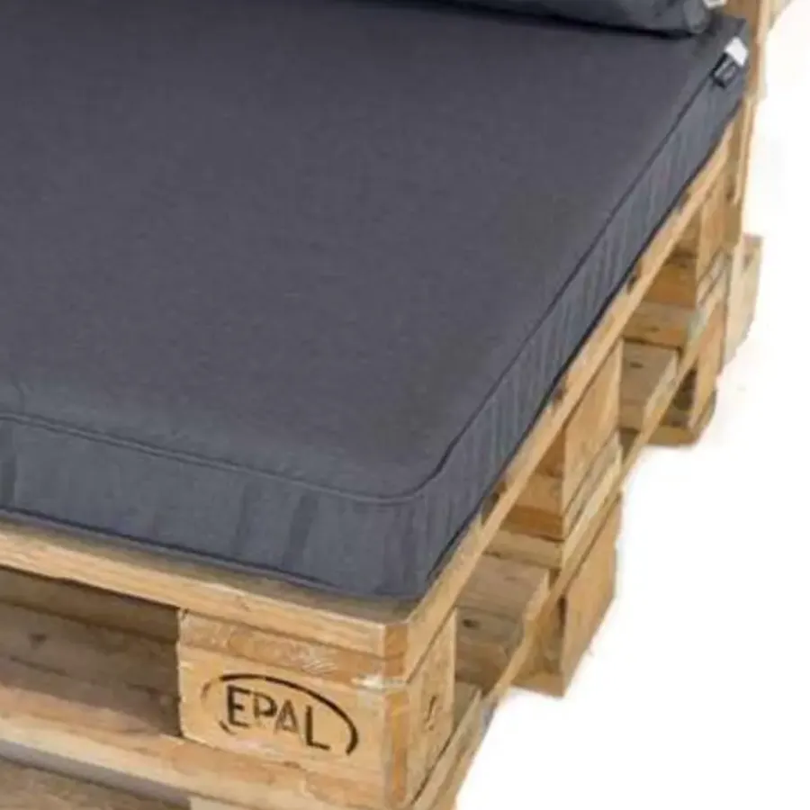 Palletkussens-Madison Palletkussen Lounge Panama Grijs - 120 x 80cm