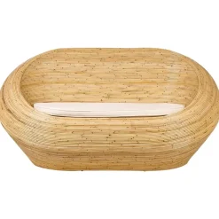 Leen Bakker MAIORI - Tuinbank 2-zits - Natuurlijk/Beige - Rotan