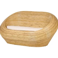 Leen Bakker MAIORI - Tuinbank 2-zits - Natuurlijk/Beige - Rotan