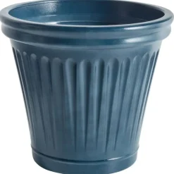 Bloempotten-Leen Bakker MAIZE - Bloempot - Blauw - 43 cm - Steenmengsel