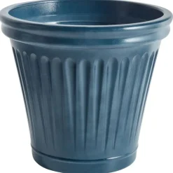 Bloempotten-Leen Bakker MAIZE - Bloempot - Blauw - 43 cm - Steenmengsel