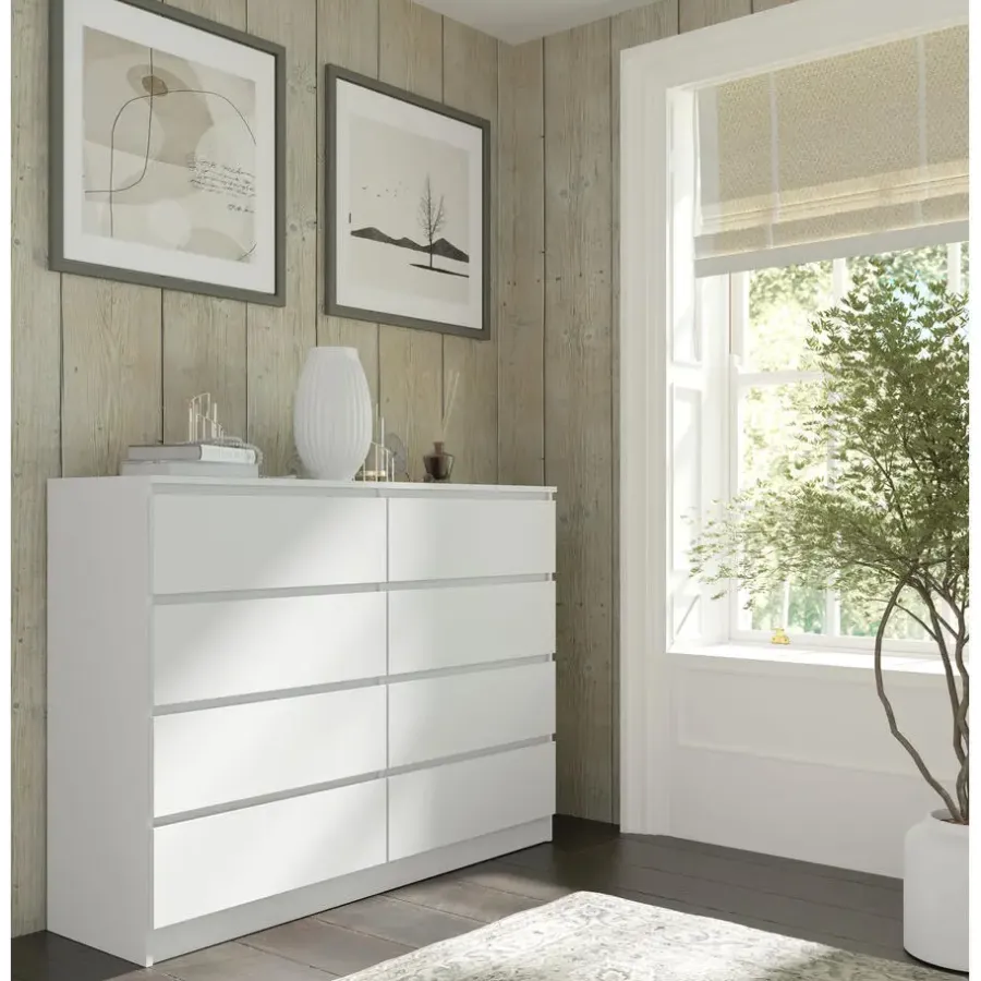 Ladekasten|Ladekasten-Homlando Maja dressoir S8 140 cm wit mat
