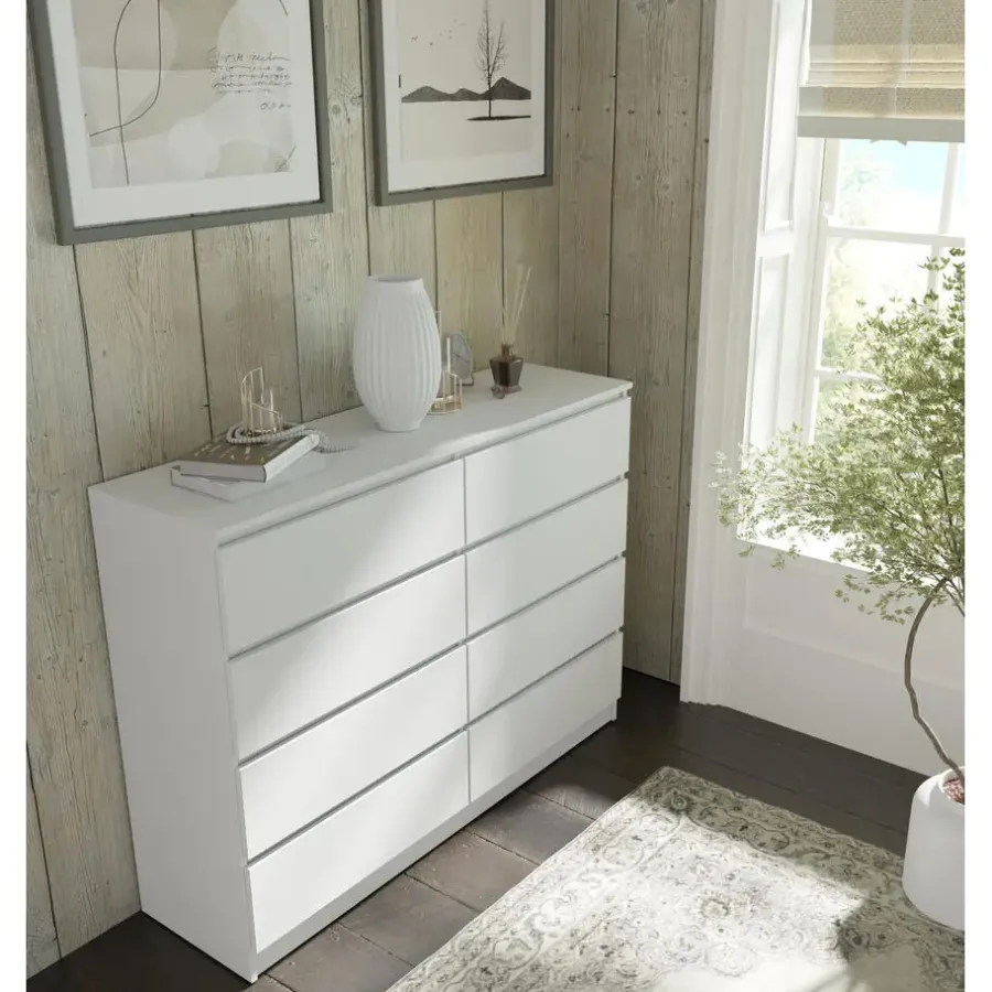 Ladekasten|Ladekasten-Homlando Maja dressoir S8 140 cm wit mat