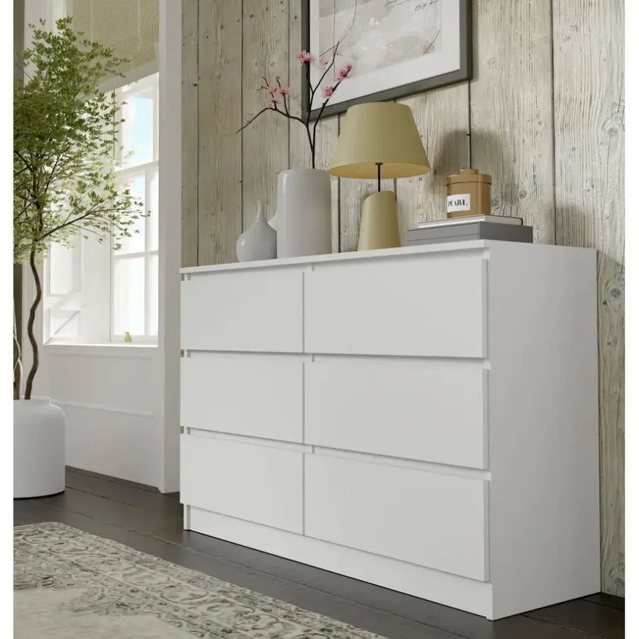 Homlando Maja dressoir S6 120 cm wit mat