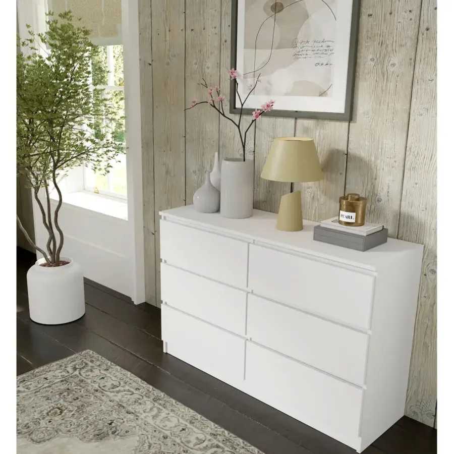 Homlando Maja dressoir S6 120 cm wit mat