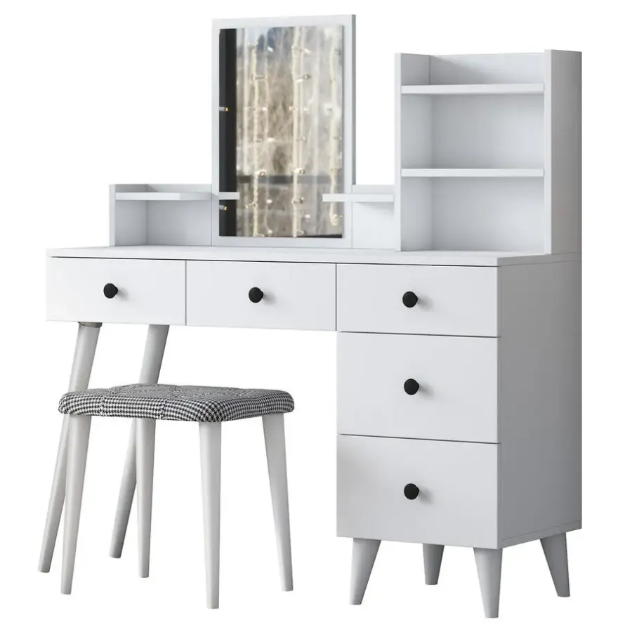 Arabic House Make-up Tafel - 112cm - Incl. Kruk - Bulon