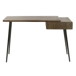 Giga Living Make-up Tafel Bruin Acaciahout - 120x35x76cm - Carve