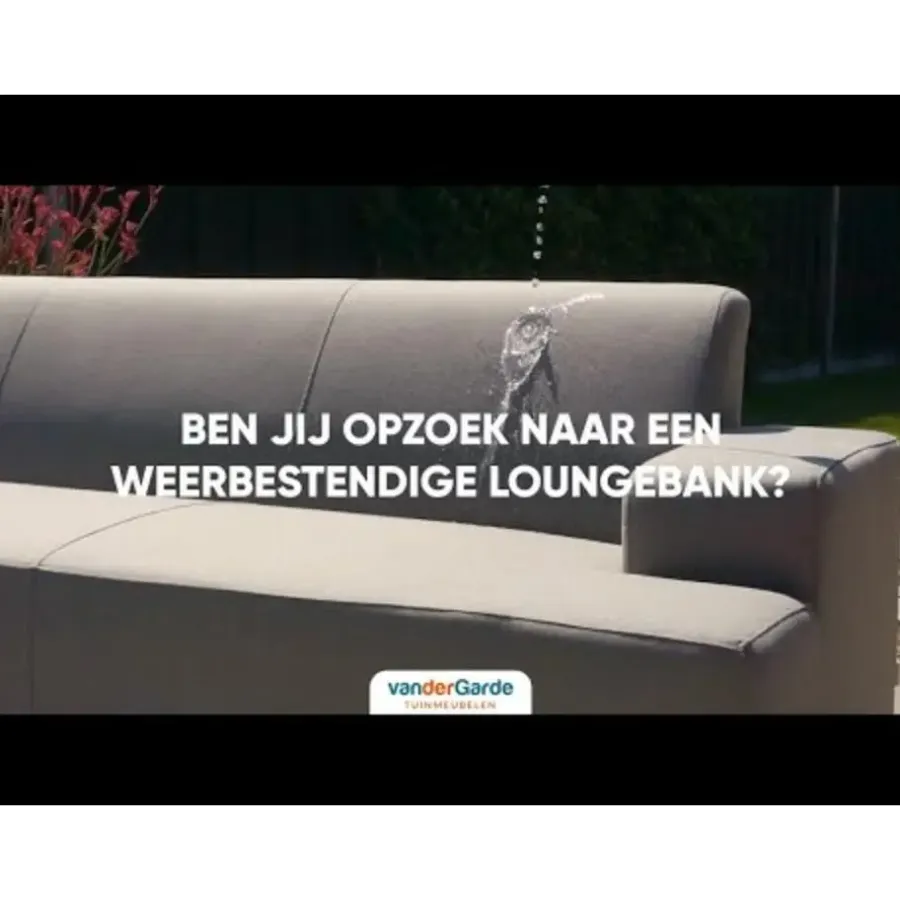 Van der Garde Tuinmeubelen - Premium Malaga/Mindo - hoekbank loungeset chaise longue - taupe