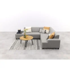Van der Garde Tuinmeubelen - Premium Malaga/Mindo - hoekbank loungeset chaise longue - taupe