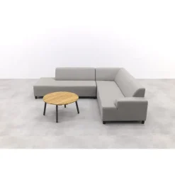 Van der Garde Tuinmeubelen - Premium Malaga/Mindo - hoekbank loungeset chaise longue - taupe