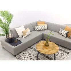 Van der Garde Tuinmeubelen - Premium Malaga/Mindo - hoekbank loungeset chaise longue - taupe