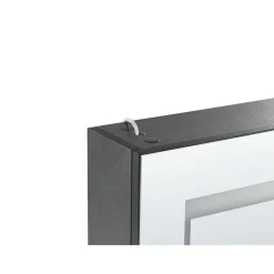Spiegelkasten-Beliani MALASPINA - Badkamermeubel - Zwart - Multiplex