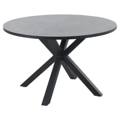 Beliani MALETTO - Tuintafel - Grijs - 120 x 120 cm - Aluminium